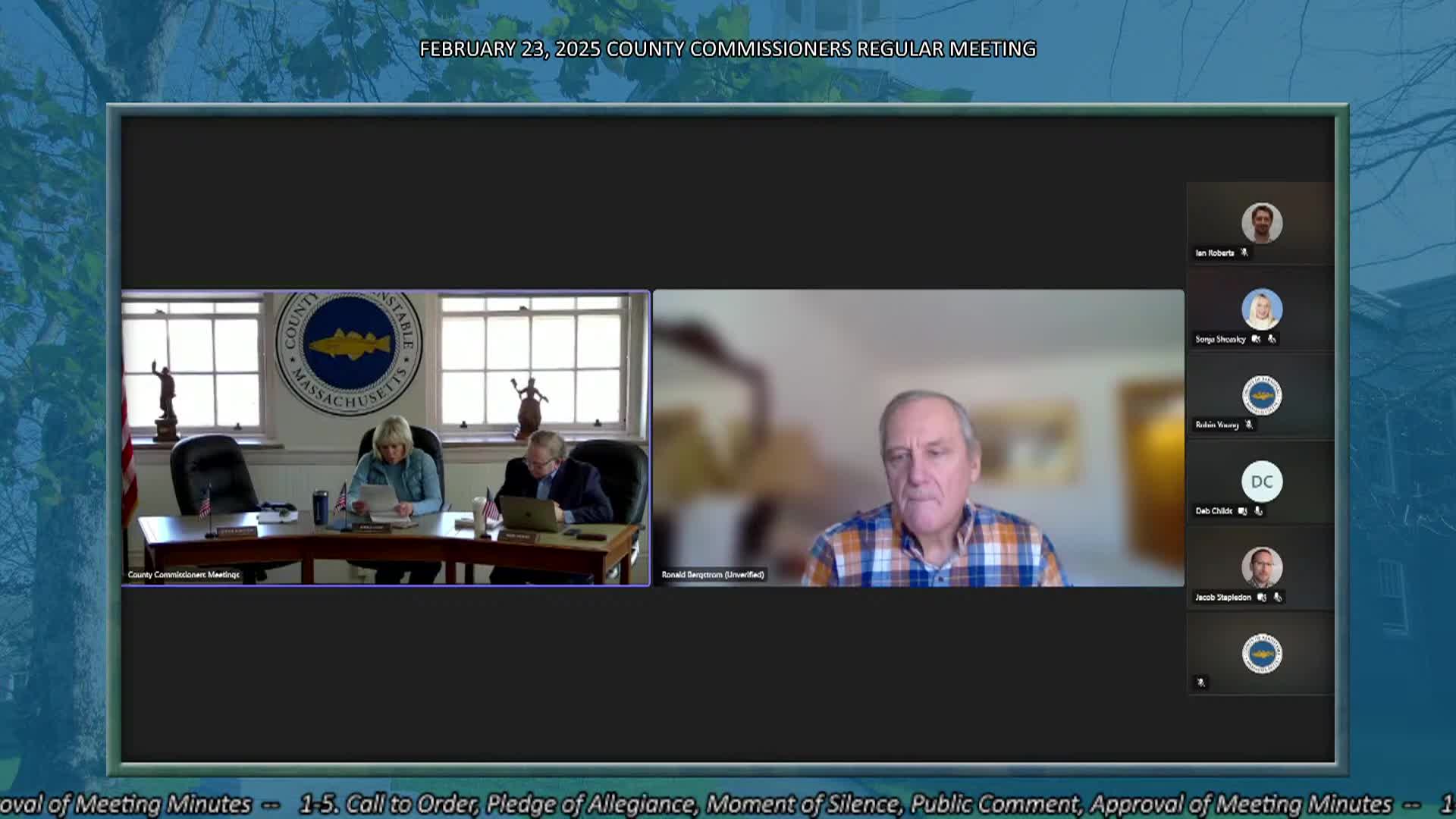 Thumbnail image for Barnstable County Commissioners 2-26-2025