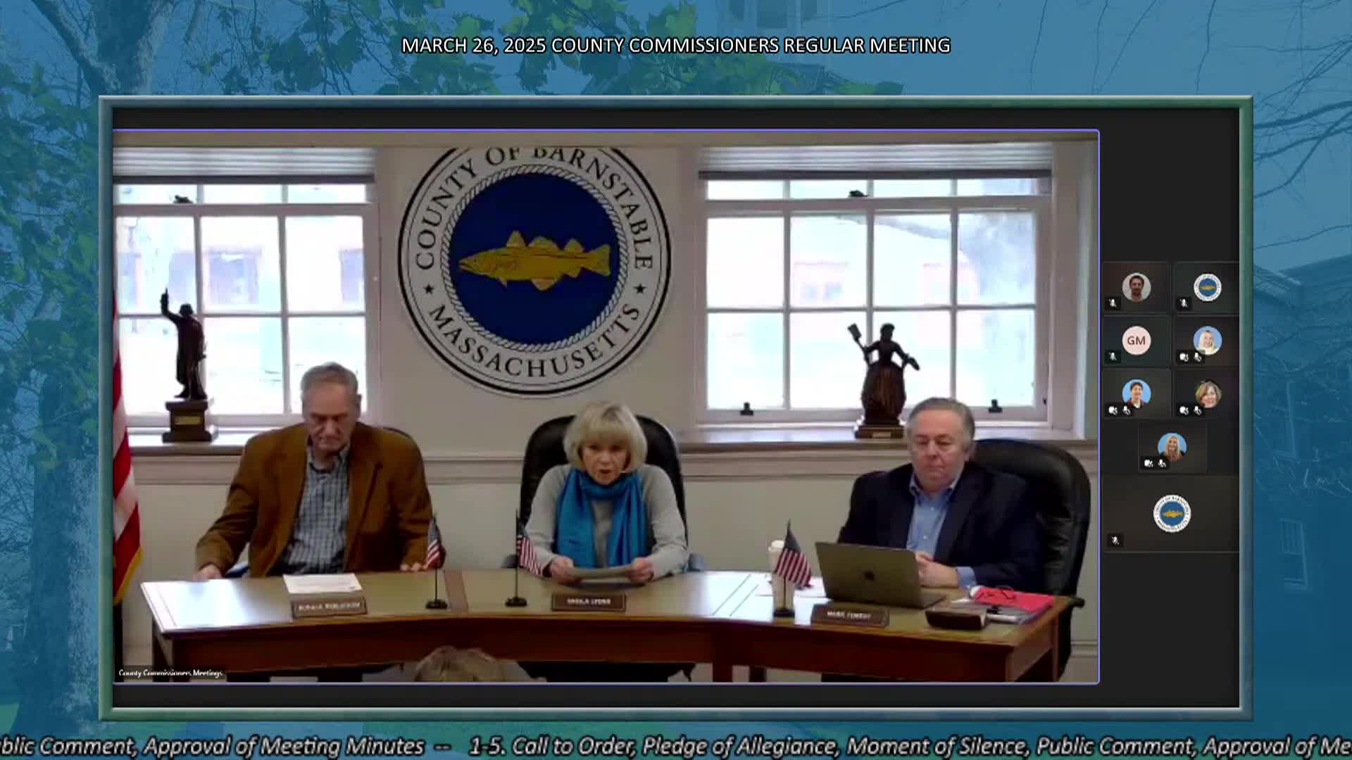 Thumbnail image for Barnstable County Commissioners 3-26-2025