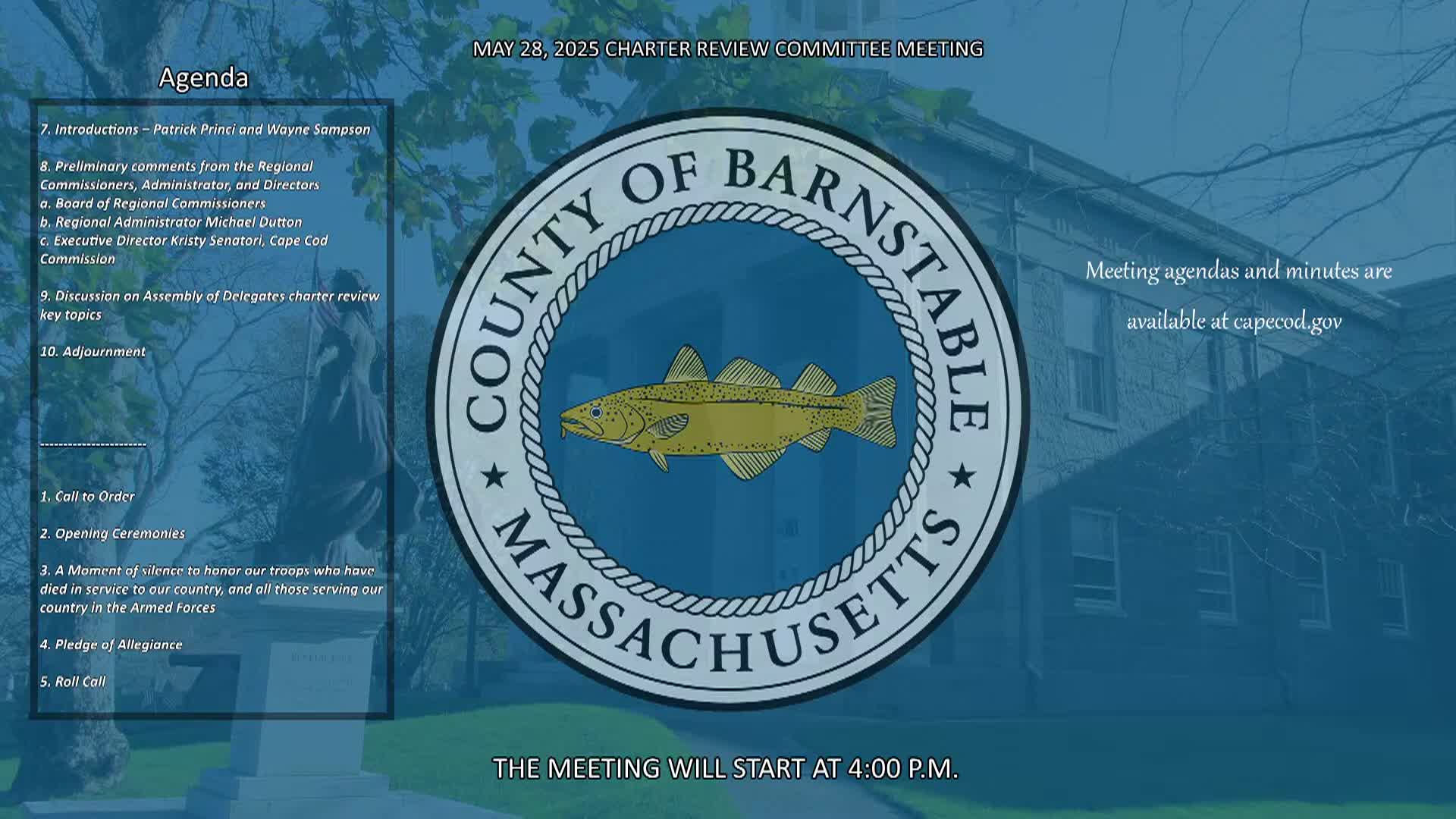 Thumbnail image for Barnstable County Assembly of Delegates 5-28-2025