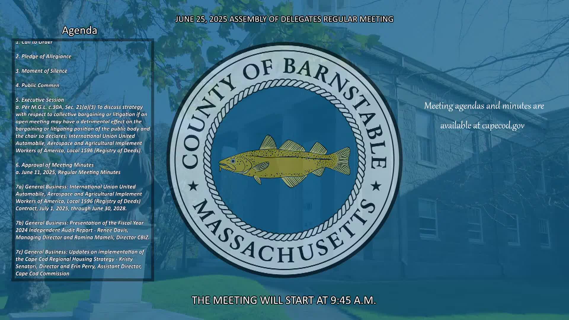 Thumbnail image for Barnstable County Commissioners 6-25-2025