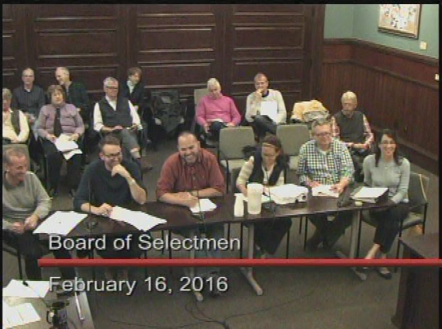 Thumbnail image for Provincetown Board of Selectmen2/16/2016
