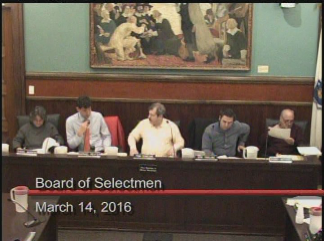 Thumbnail image for Provincetown Board of Selectmen 3/14/2016 Part 2