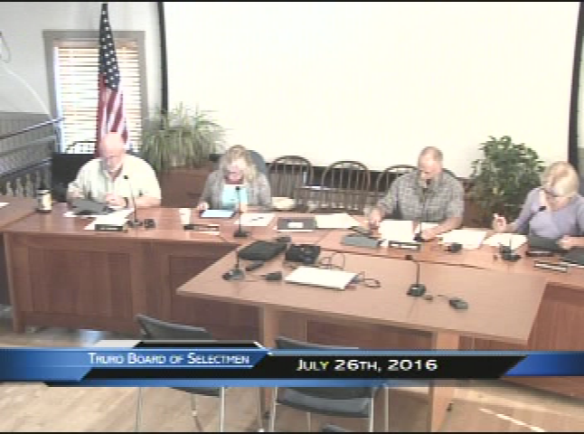 Thumbnail image for Truro Board of Selectmen 7_26_2016