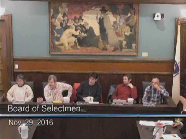Thumbnail image for Provincetown Board of Selectmen 11-29-2016
