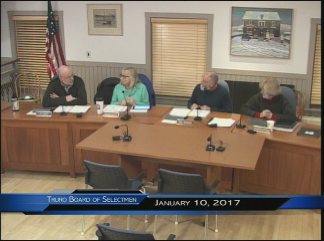 Thumbnail image for Truro Board of Selectmen 1-10-2017