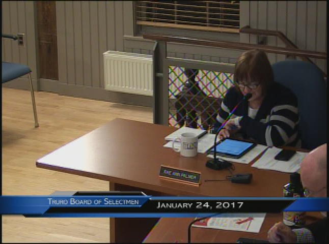 Thumbnail image for Truro Board of Selectmen 1-24-2017
