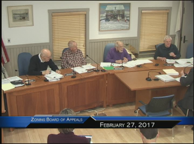 Thumbnail image for Zoning Board of Appeals 2-27-2017