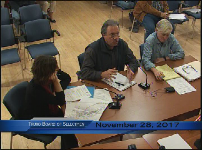 Thumbnail image for Truro Board of Selectmen 11-28-2017