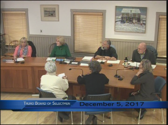 Thumbnail image for Truro Board of Selectmen 12-5-2017