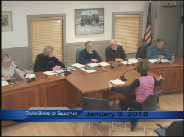Thumbnail image for Truro Board of Selectmen 1-9-2018