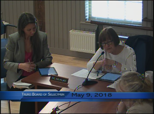 Thumbnail image for Truro Select Board 5-9-2018