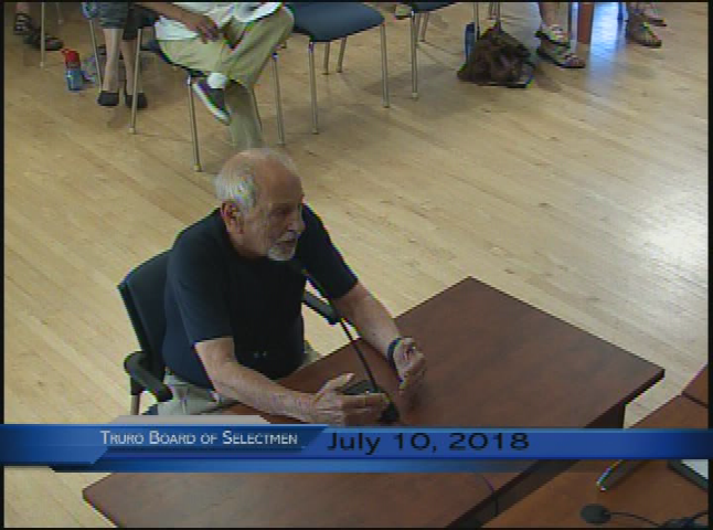 Thumbnail image for Truro Board of Selectmen 7-10-2018