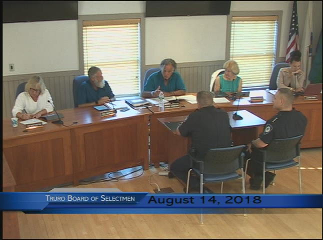 Thumbnail image for Truro Board of Selectmen 8-14-2018