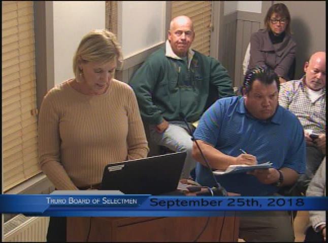 Thumbnail image for Truro Board of Selectmen 9-25-2018