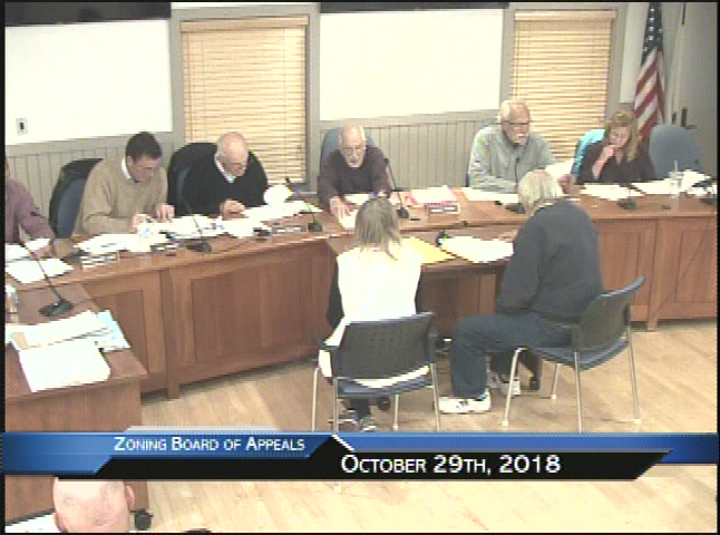 Thumbnail image for Zoning Board of Appeals 10-29-2018