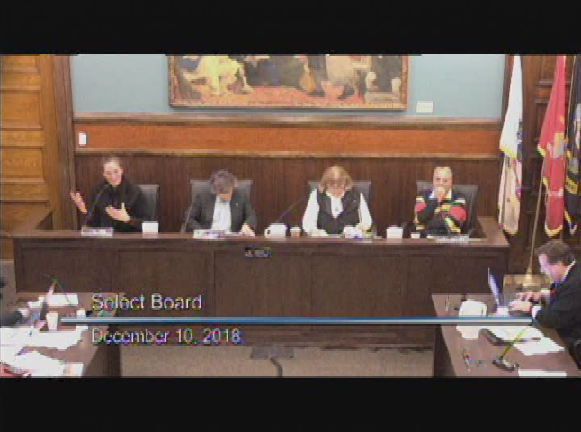 Thumbnail image for Provincetown Board of Selectmen 12-10-2018 Part 2
