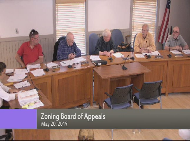 Thumbnail image for Zoning Board of Appeals 5-20-2019