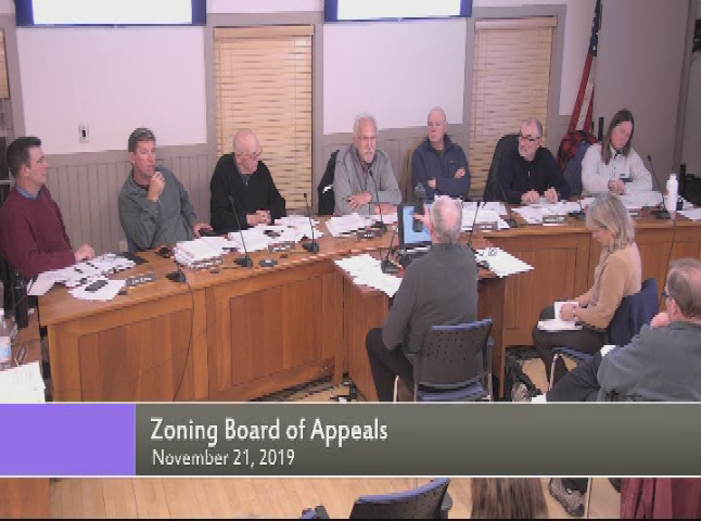 Thumbnail image for Zoning Board of Appeals 11-21-2019