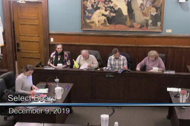 Thumbnail image for Provincetown Select Board 12-9-2019
