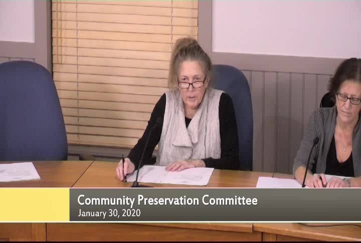 Thumbnail image for Community Preservation Committee 1-30-2020