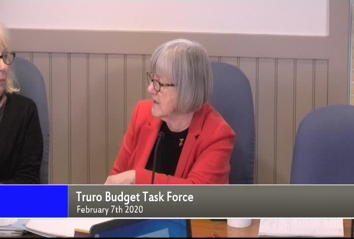 Thumbnail image for Truro Budget Task Force 2-7-2020