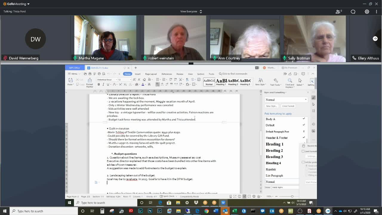 Thumbnail image for Library Board of Trustees 5-15-2020