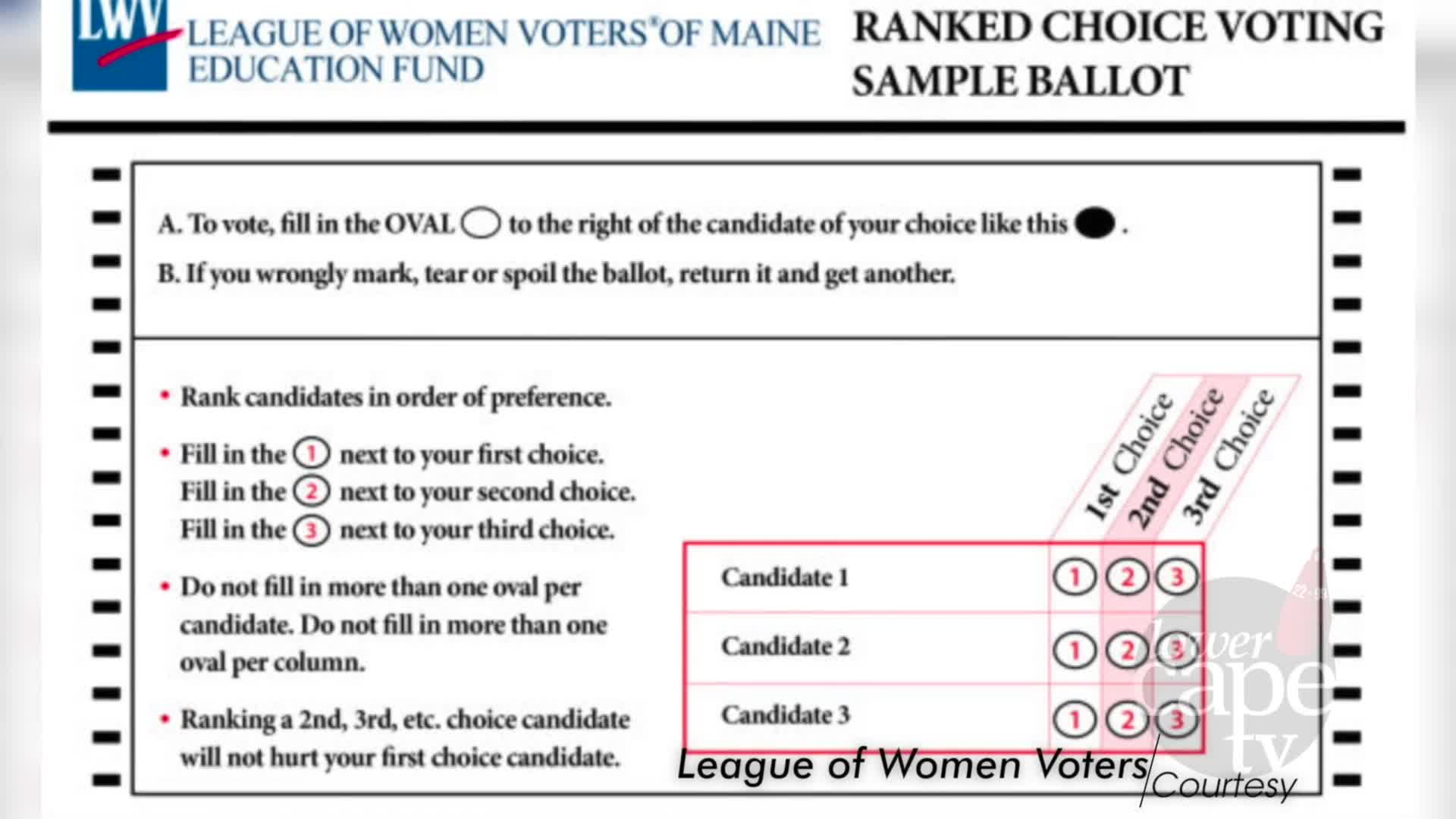 Thumbnail image for Ballot Question #2 - Ranked Choice Voting