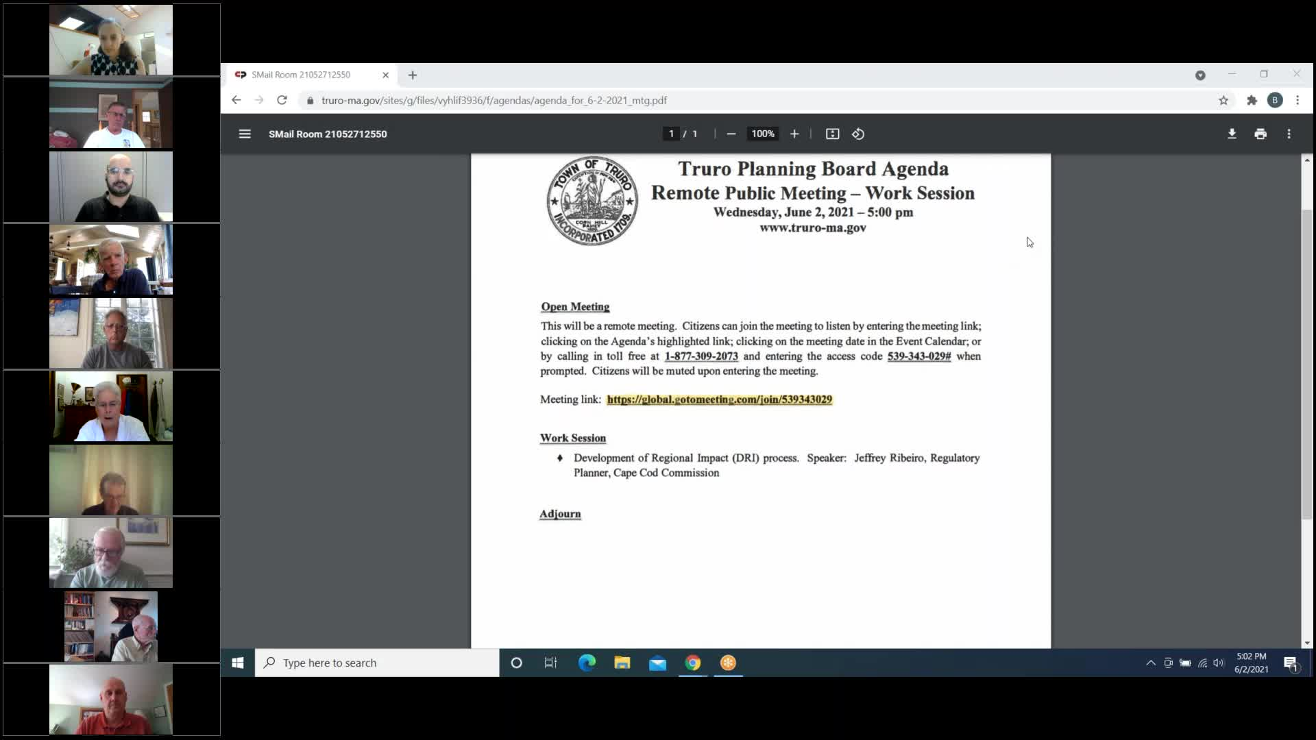 Thumbnail image for Planning Board 6-2-2021