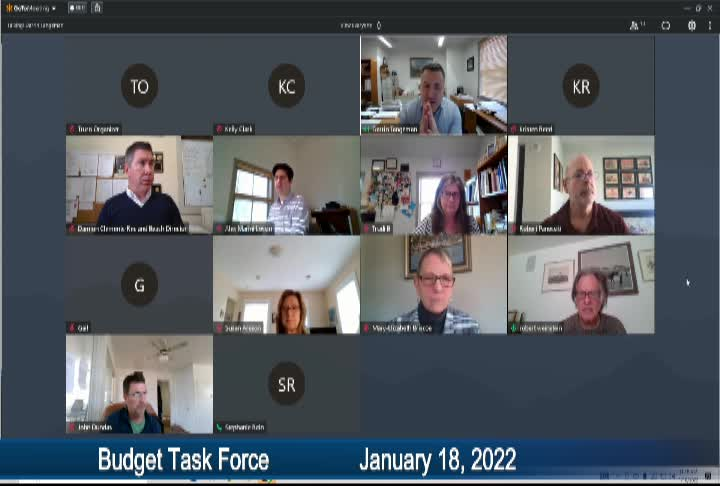 Thumbnail image for Budget Task Force 1-18-2022