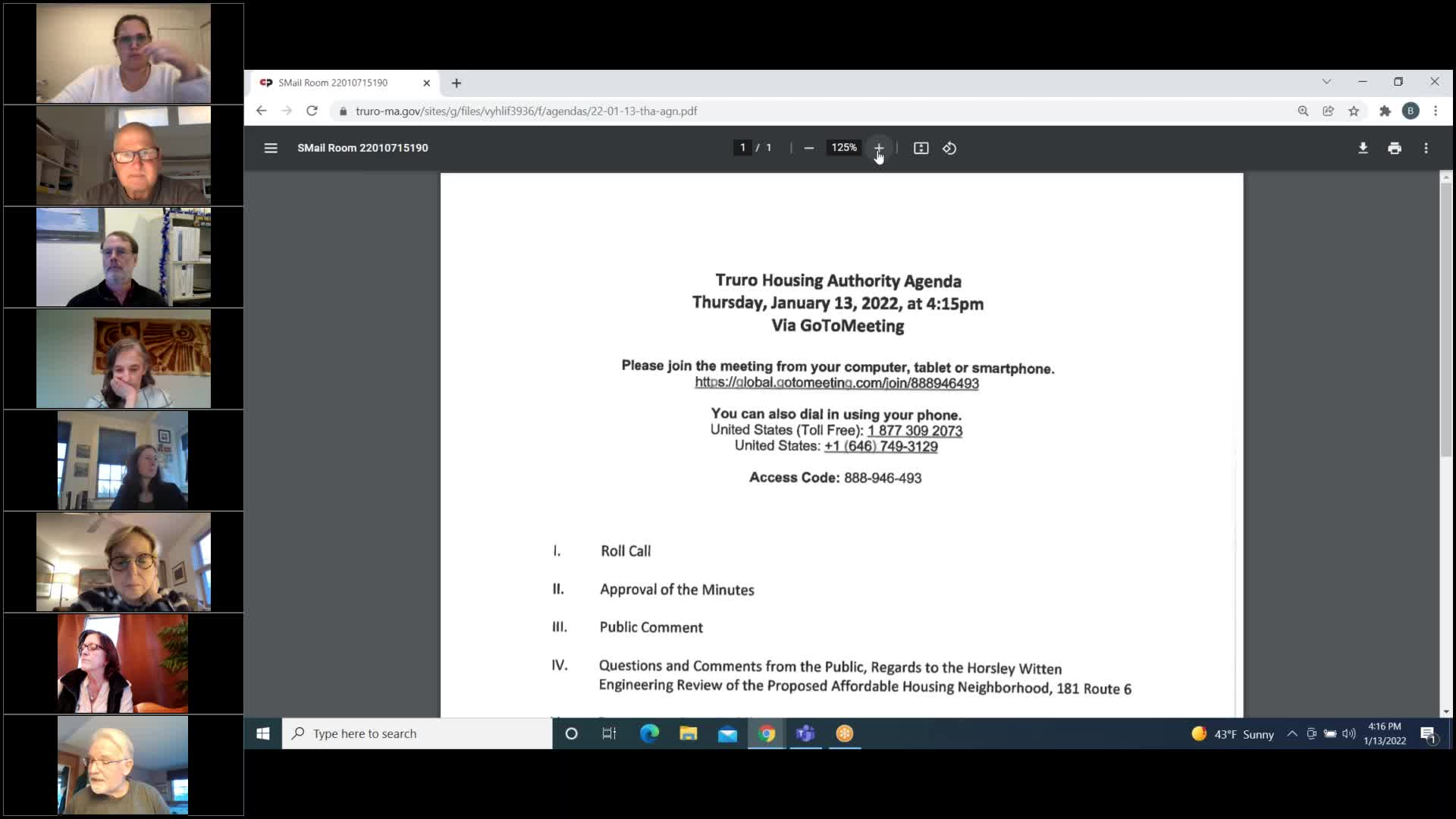 Thumbnail image for Housing Authority 1-13-2022