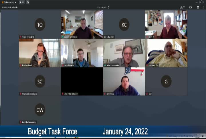 Thumbnail image for Budget Task Force 1-24-2022