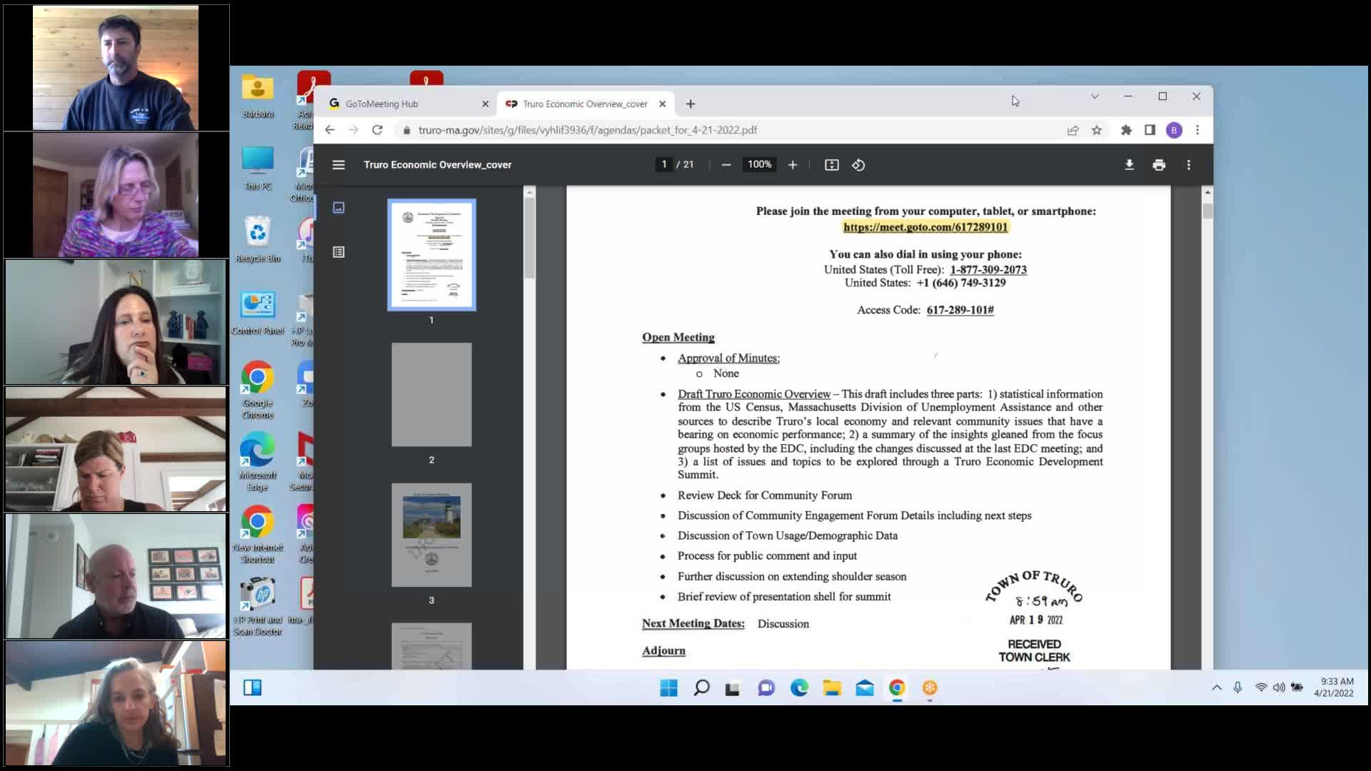 Thumbnail image for Economic Development Committee 4-21-2022