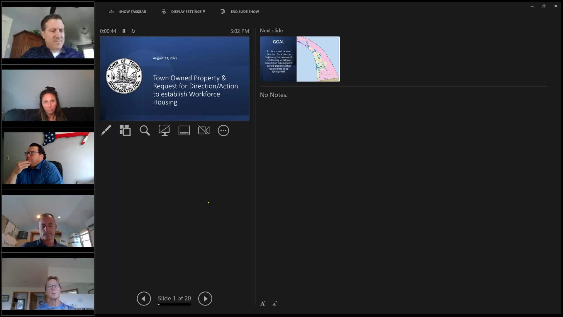 Thumbnail image for Select Board Work Session 8-23-2022