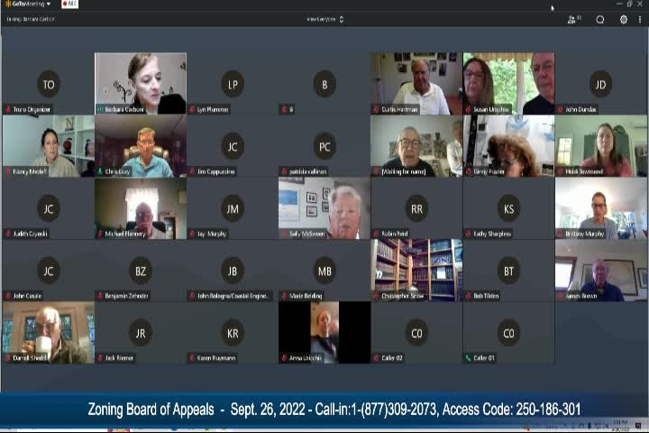 Thumbnail image for Zoning Board of Appeals 9-26-2022