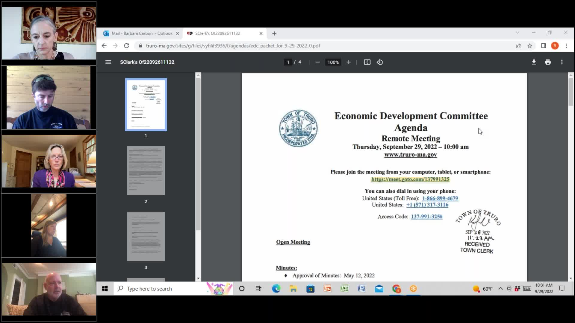 Thumbnail image for Economic Development Committee 9-29-2022