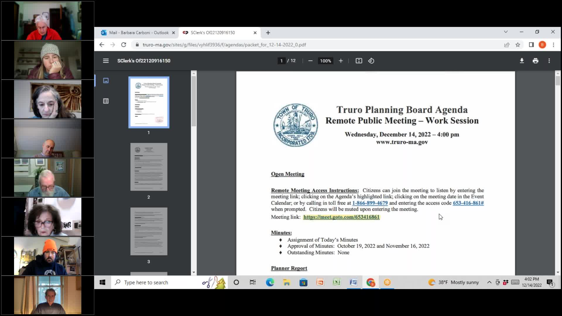 Thumbnail image for Planning Board 12-14-2022