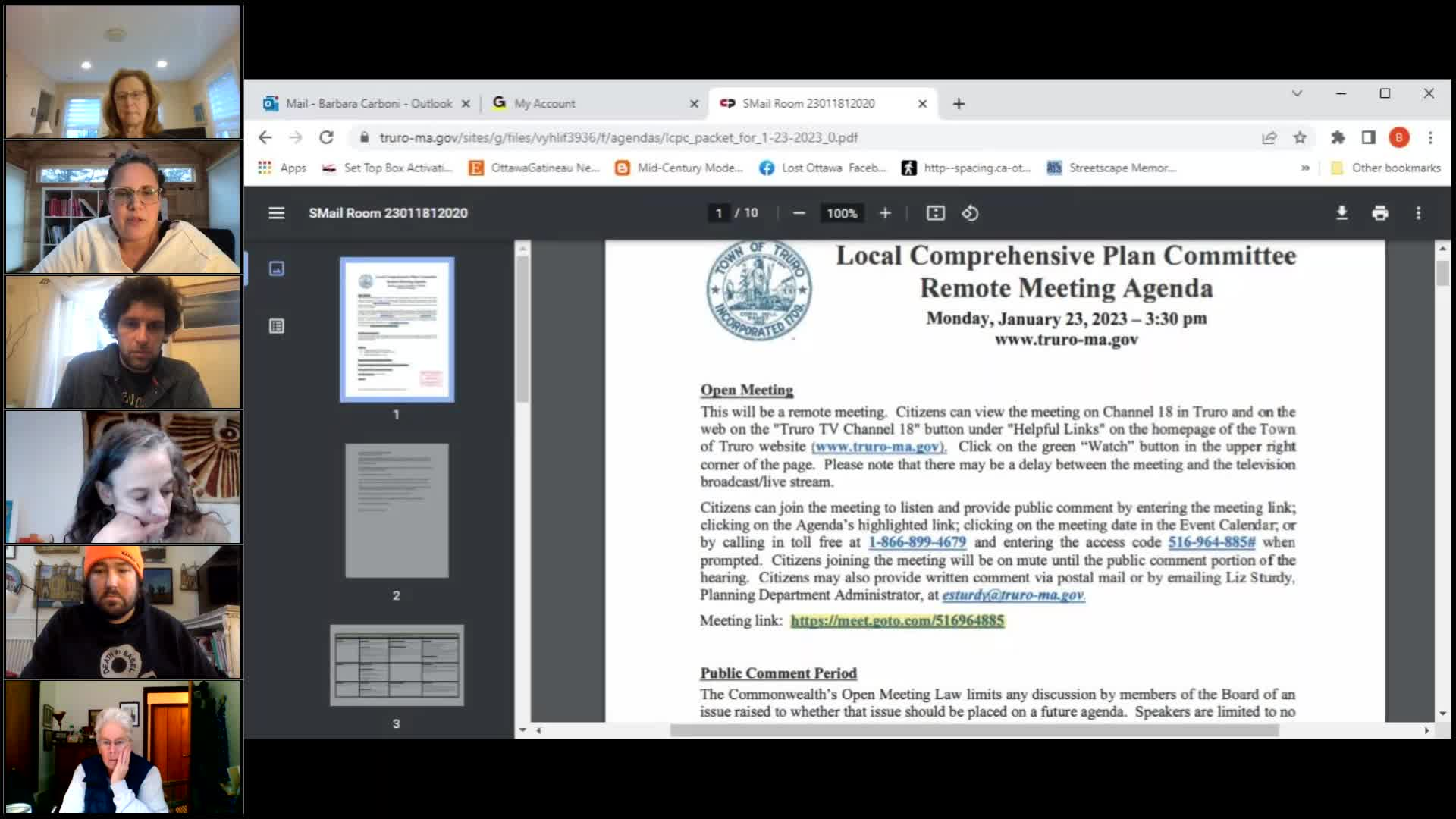 Thumbnail image for Local Comprehensive Plan Committee 1-23-2023