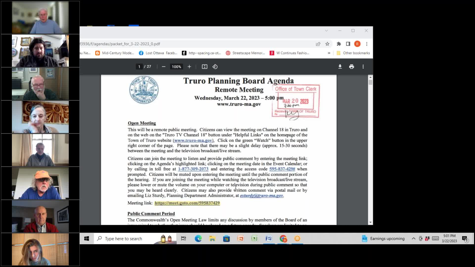 Thumbnail image for Planning Board 3-22-2023