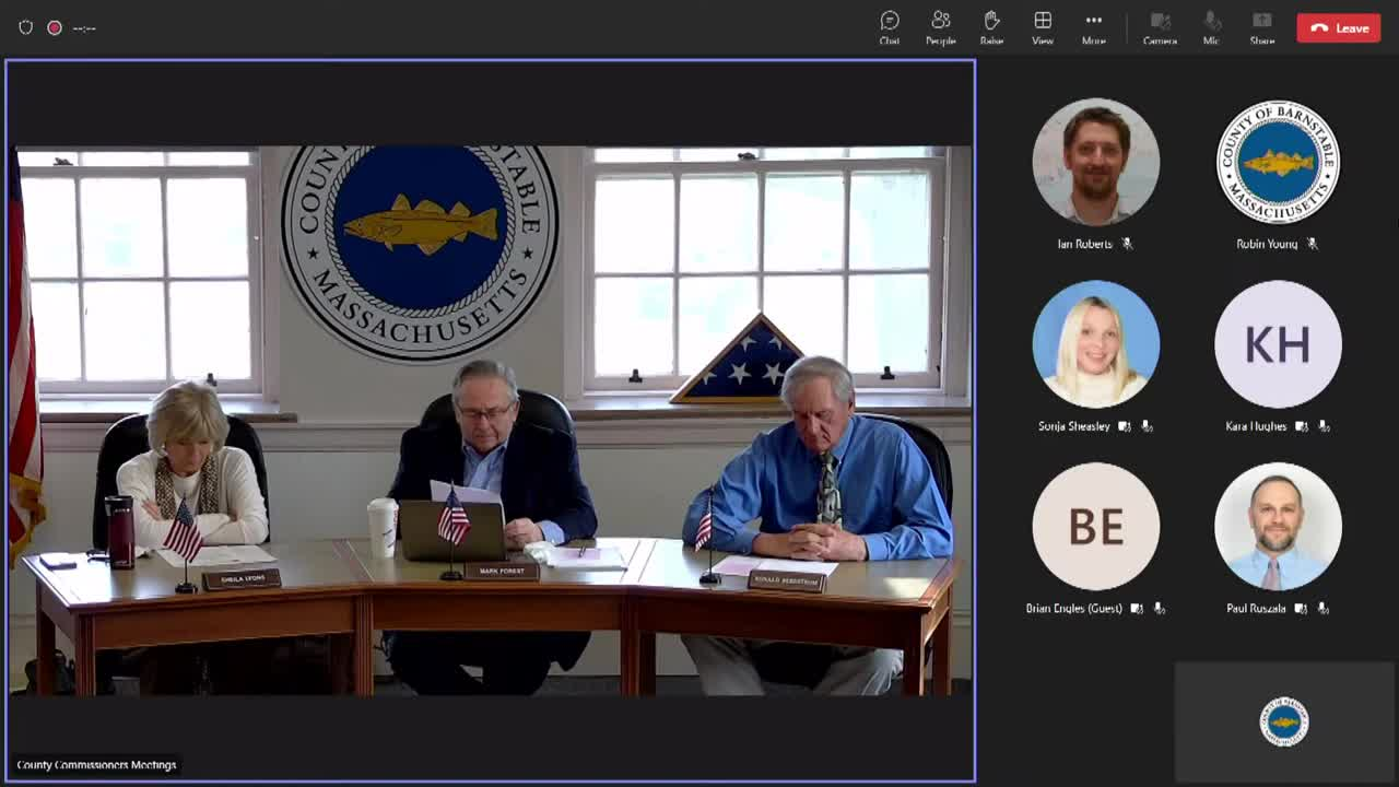Thumbnail image for Barnstable County Commissioners 4-12-2023