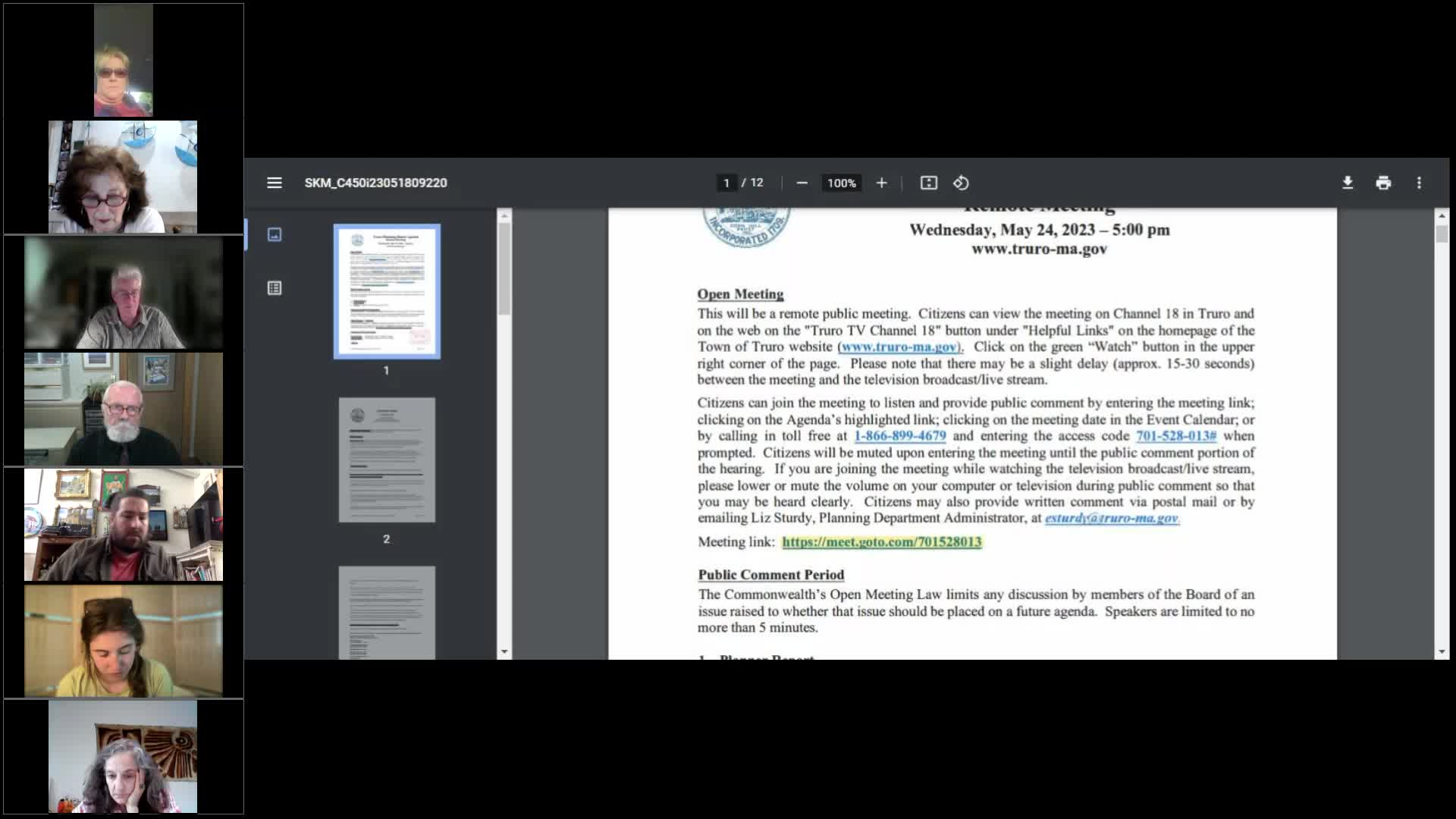 Thumbnail image for Planning Board 5-24-2023