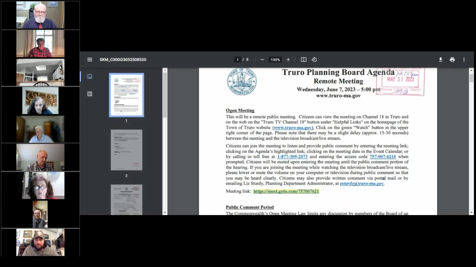 Thumbnail image for Planning Board 6-7-2023