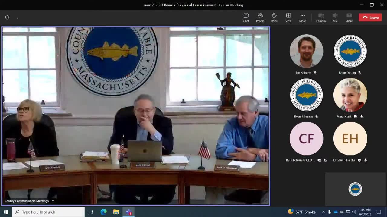 Thumbnail image for Barnstable County Commissioners 6-7-2023