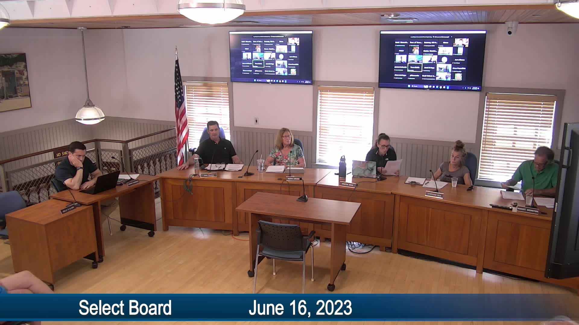 Thumbnail image for Select Board Open Session I 6-16-2023