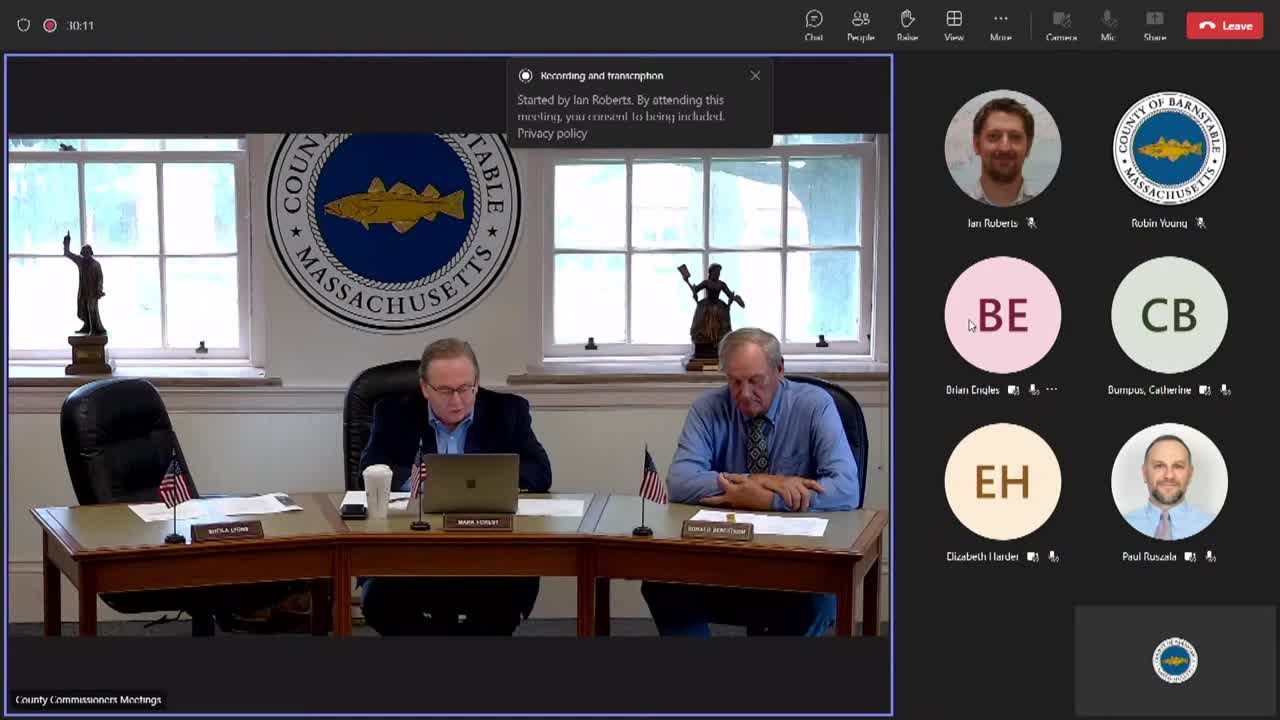 Thumbnail image for Barnstable County Commissioners 8-3-2023
