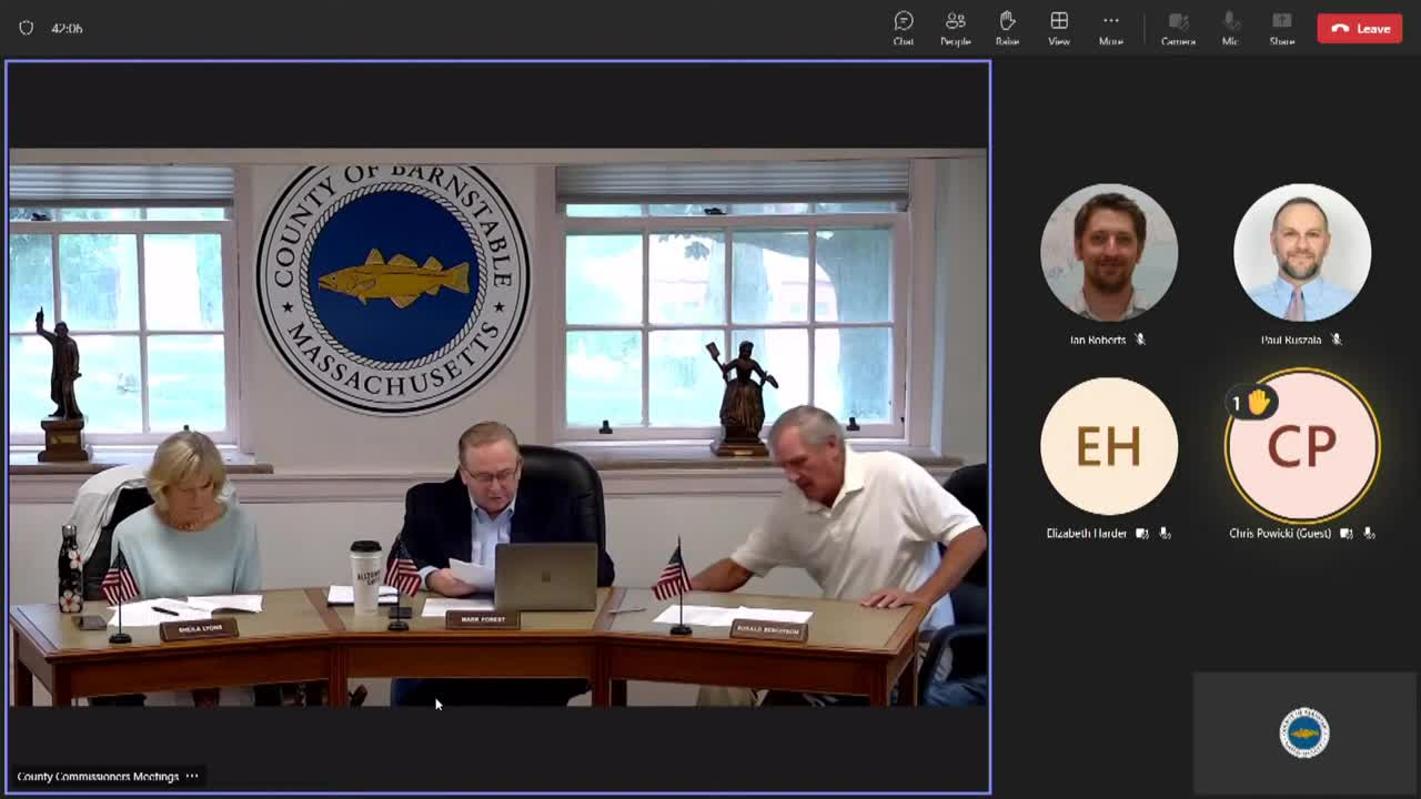 Thumbnail image for Barnstable County Commissioners 8-16-2023