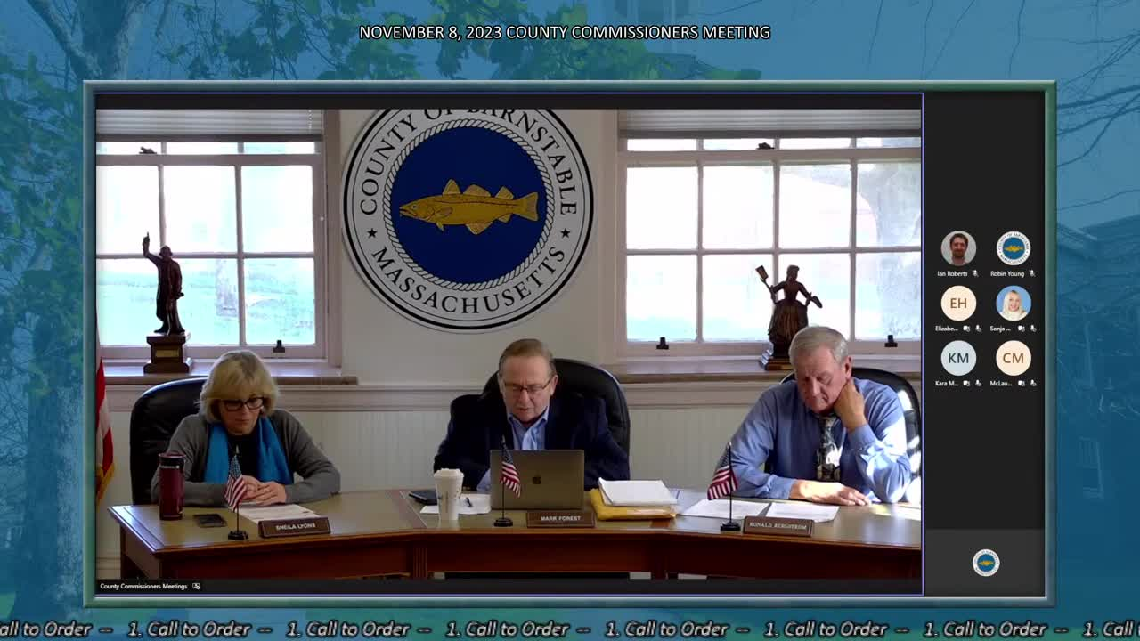 Thumbnail image for Barnstable County Commissioners 11-8-2023