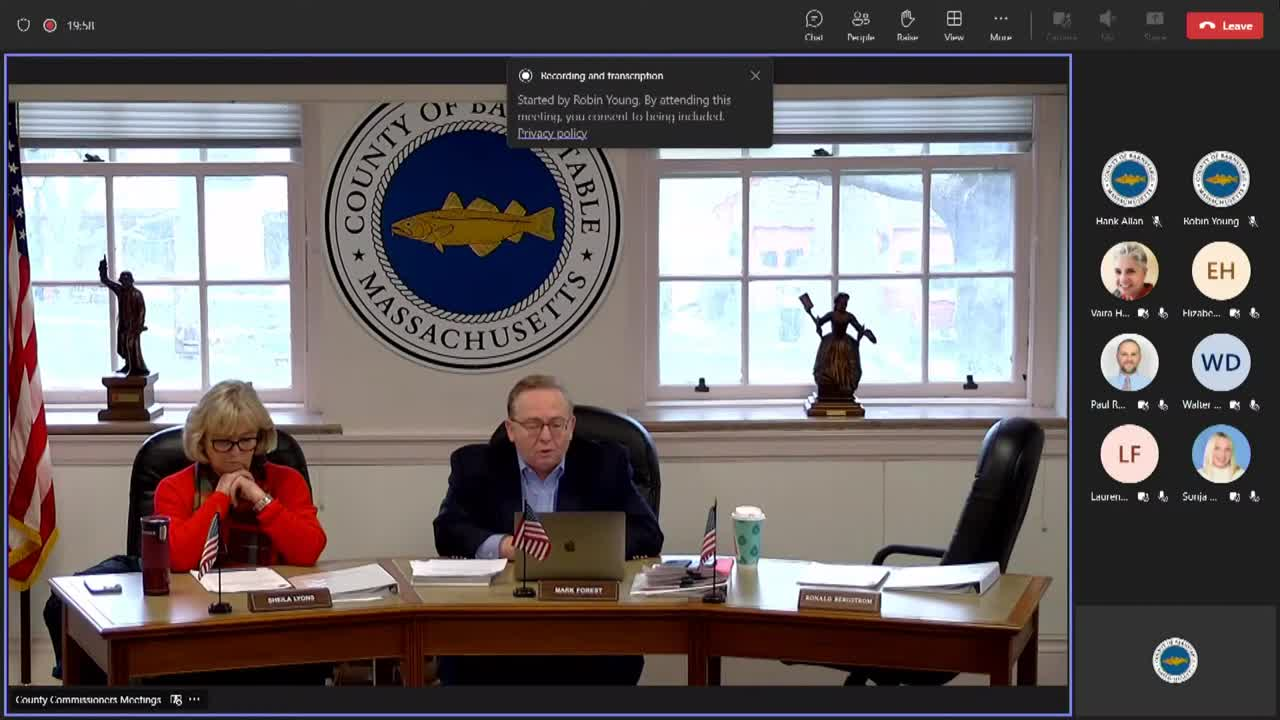 Thumbnail image for Barnstable County Commissioners 12-20-2023