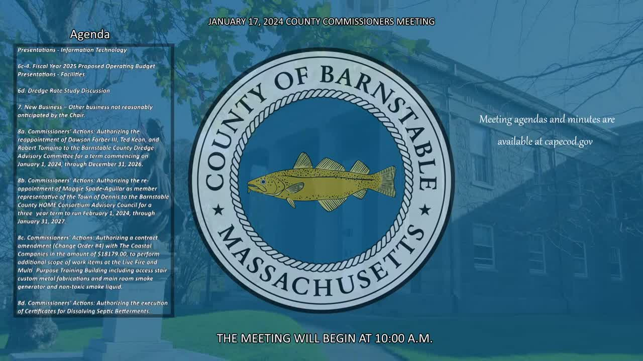 Thumbnail image for Barnstable County Commissioners 1-17-2024