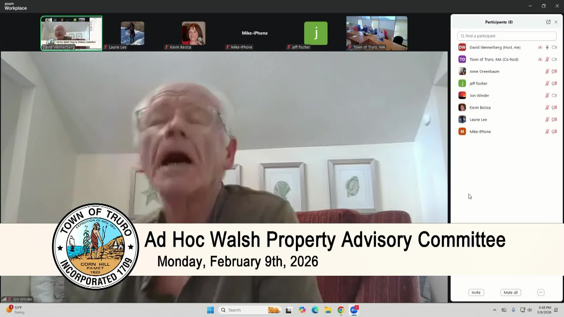 Thumbnail image for Ad-Hoc Walsh Property Advisory Committee 3-9-2026