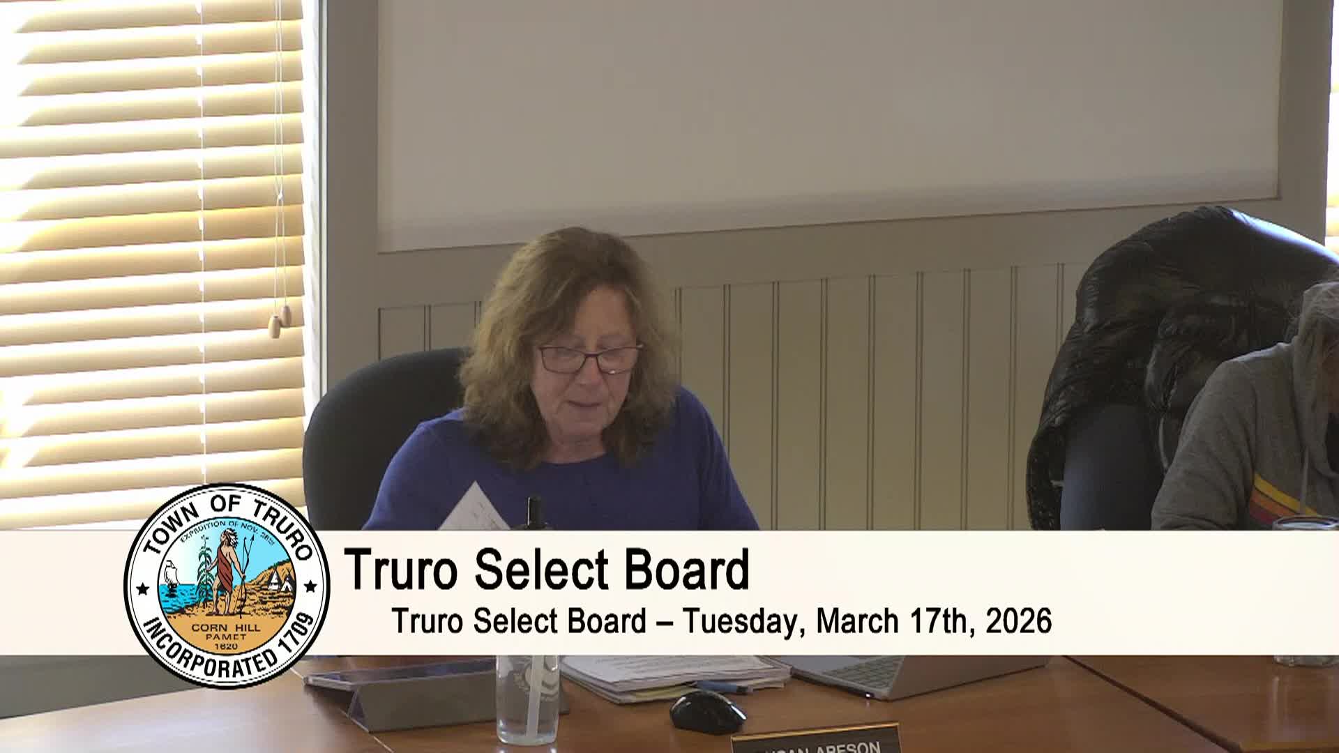 Thumbnail image for Truro Select Board 3-17-2026